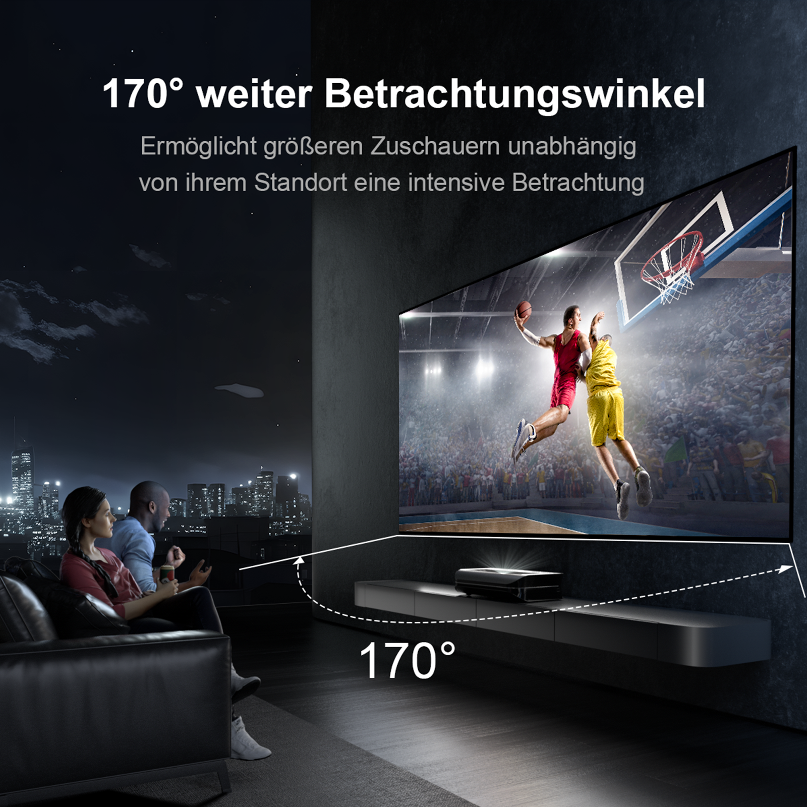 100'' -120'' Matte White Screen