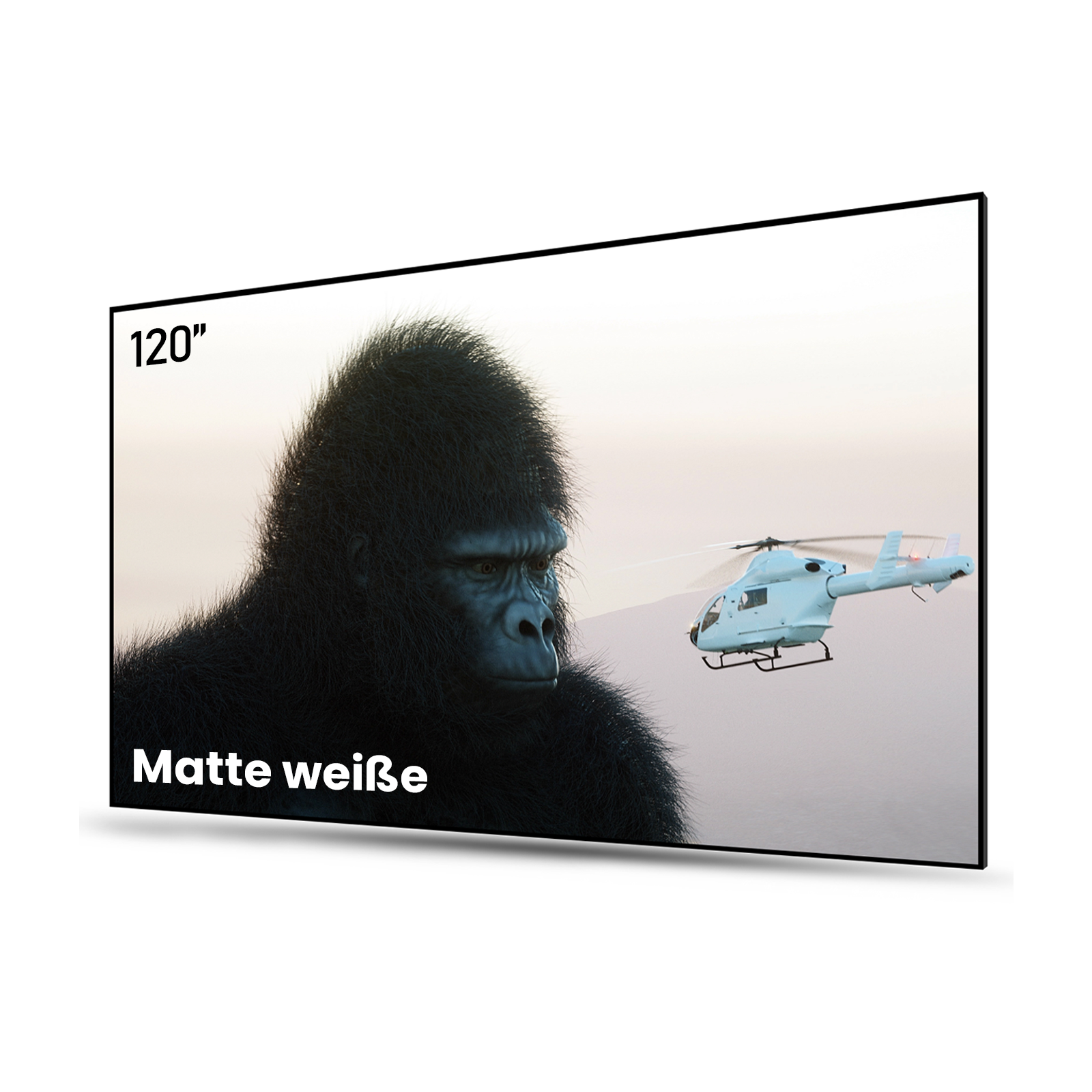 100'' -120'' Matte White Screen